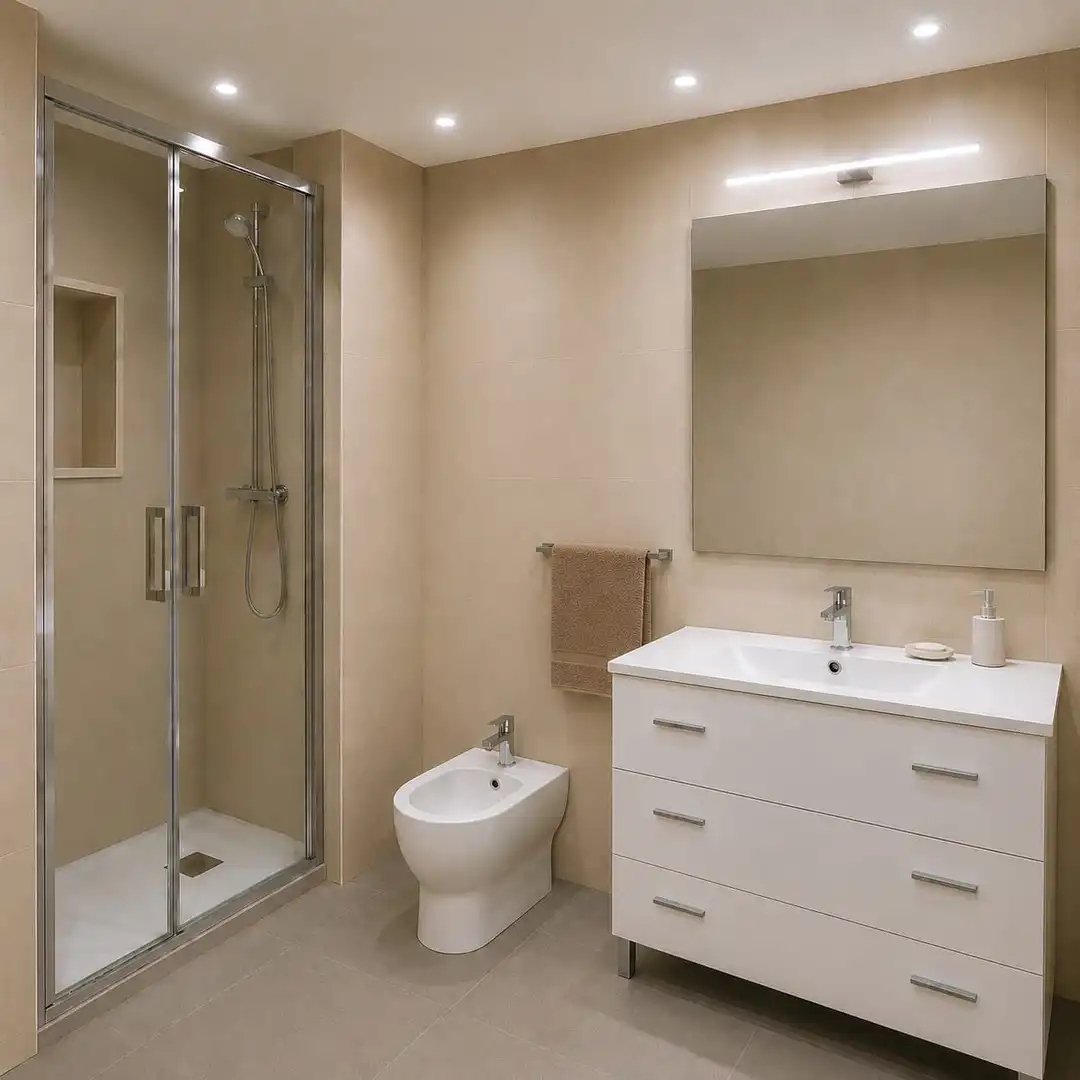 Bathroom of Flat for sale in Barcelona  with Balcony