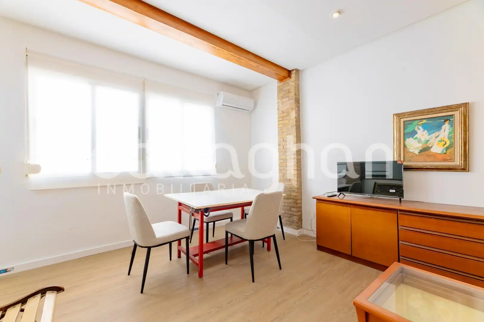 Wohnzimmer von Wohnung zur Miete in Valencia mit Klimaanlage, Abstellraum und Möbliert
