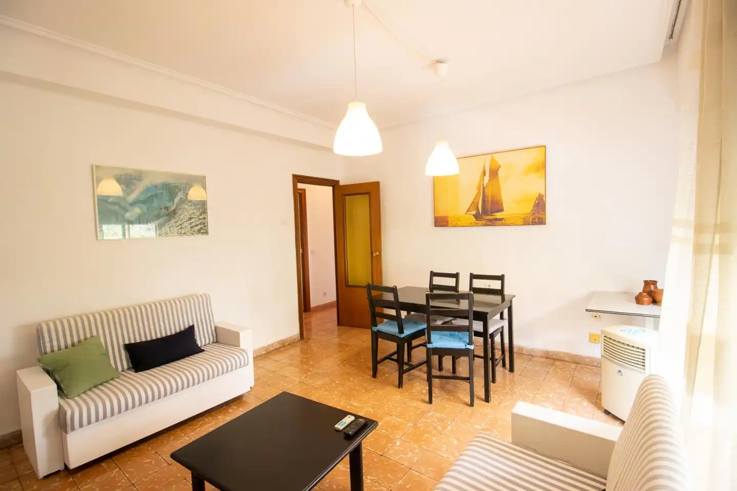 Wohnzimmer von Wohnung zur Miete in Valencia mit Möbliert