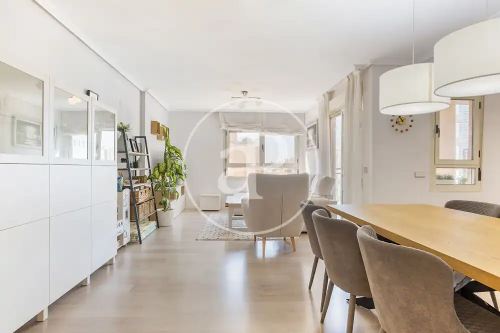 Dining room of Flat for sale in Valencia  with Air Conditioner, Heating and Private garden
