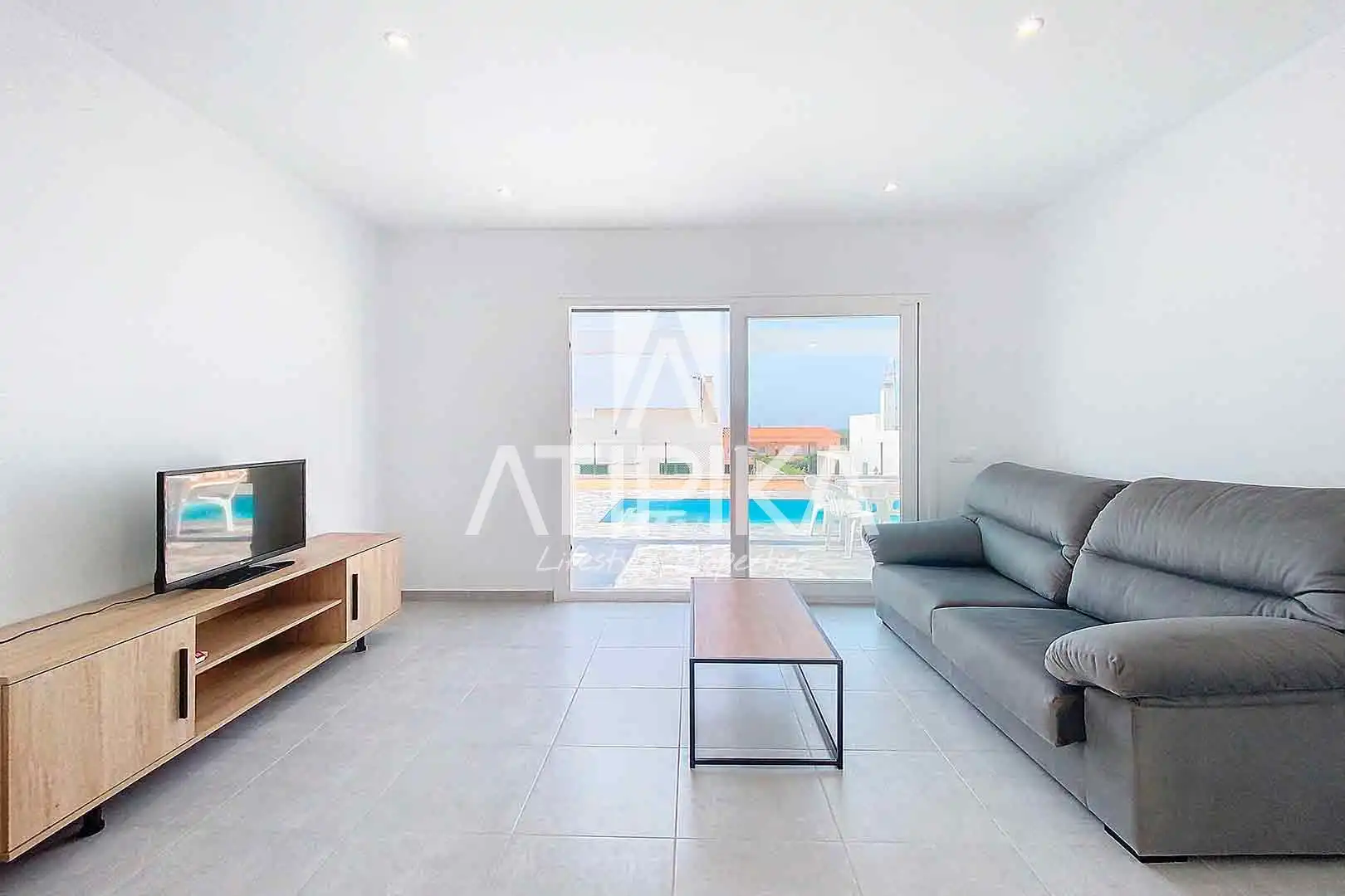 Wohnzimmer von Haus oder Chalet zum Verkauf in Alaior mit Klimaanlage, Terrasse und Schwimmbad