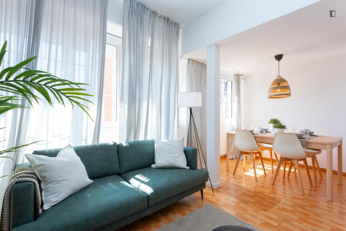 Living room of Apartment to rent in  Barcelona Capital  with Furnished, Oven and Washing machine