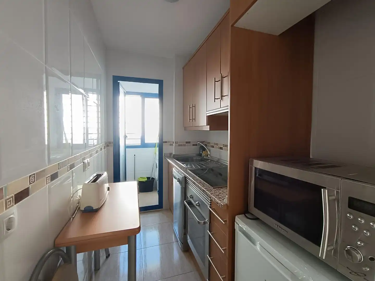 Cocina de Piso de alquiler en Balanegra con Aire acondicionado, Calefacción y Amueblado