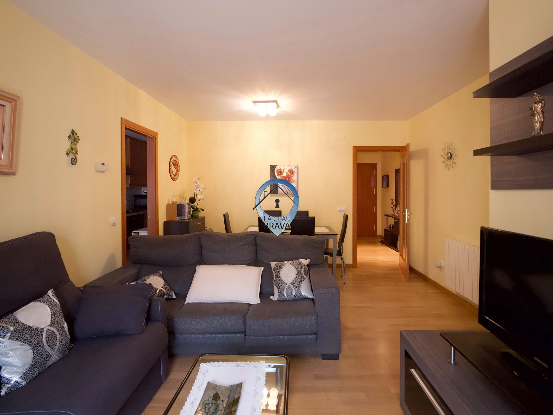 Living room of Flat for sale in Sant Feliu de Guíxols  with Air Conditioner, Heating and Storage room