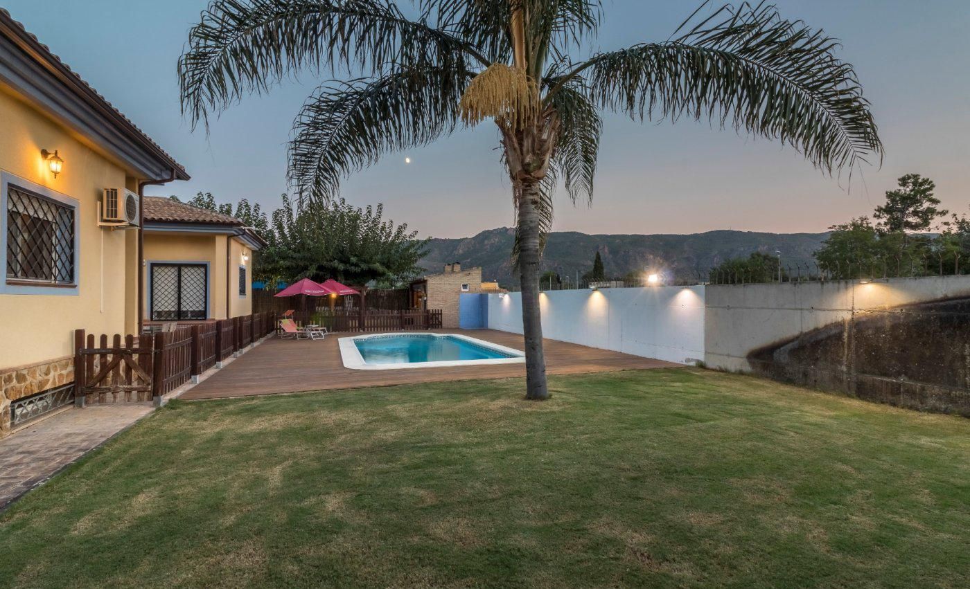 Swimming pool of House or chalet for sale in  Murcia Capital  with Air Conditioner, Heating and Private garden