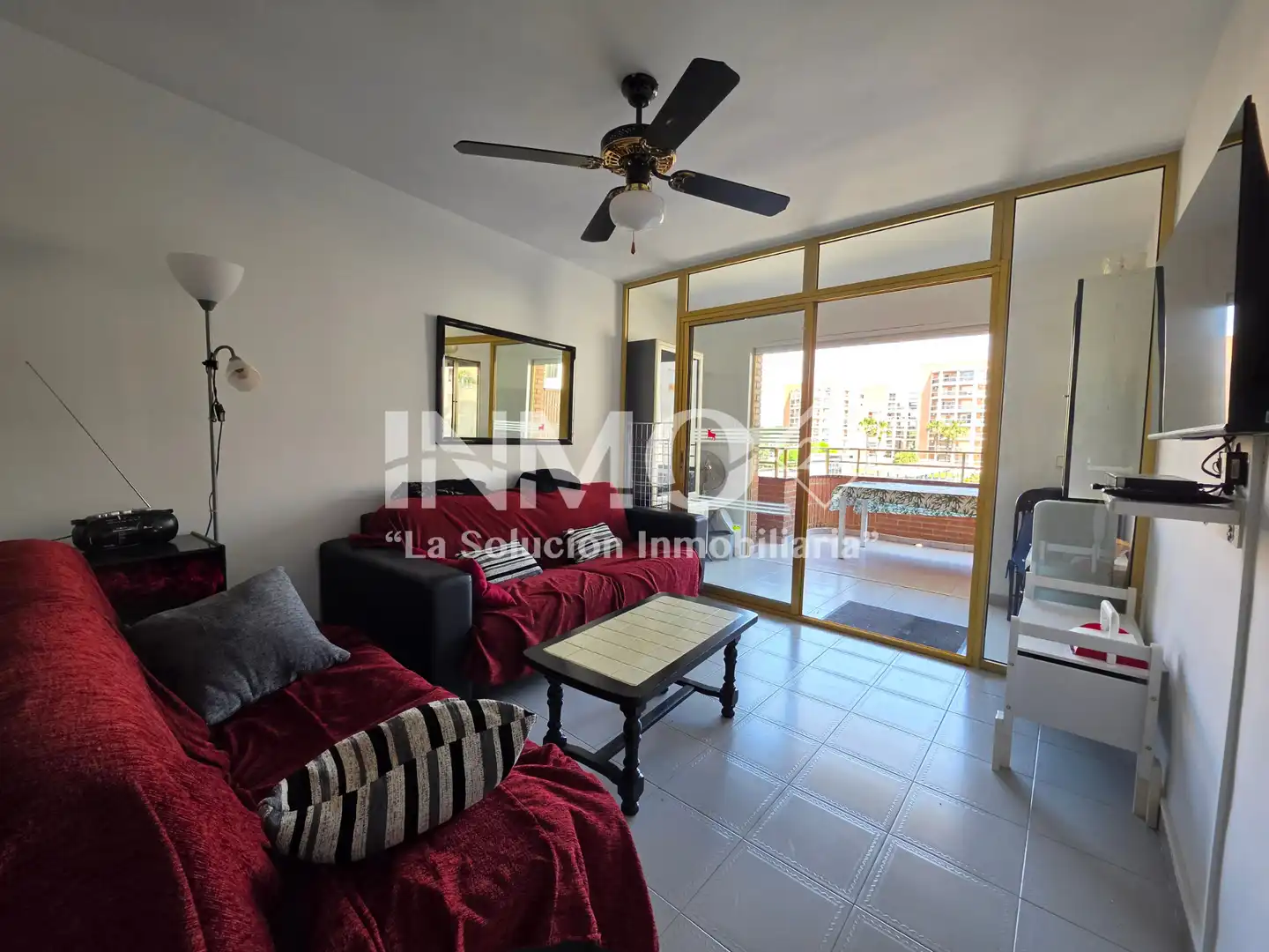 Living room of Apartments for sale in Cambrils  with Air Conditioner, Terrace and Furnished