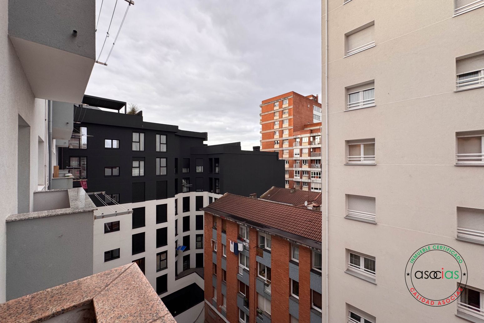 Exterior view of Flat for sale in Gijón   with Balcony