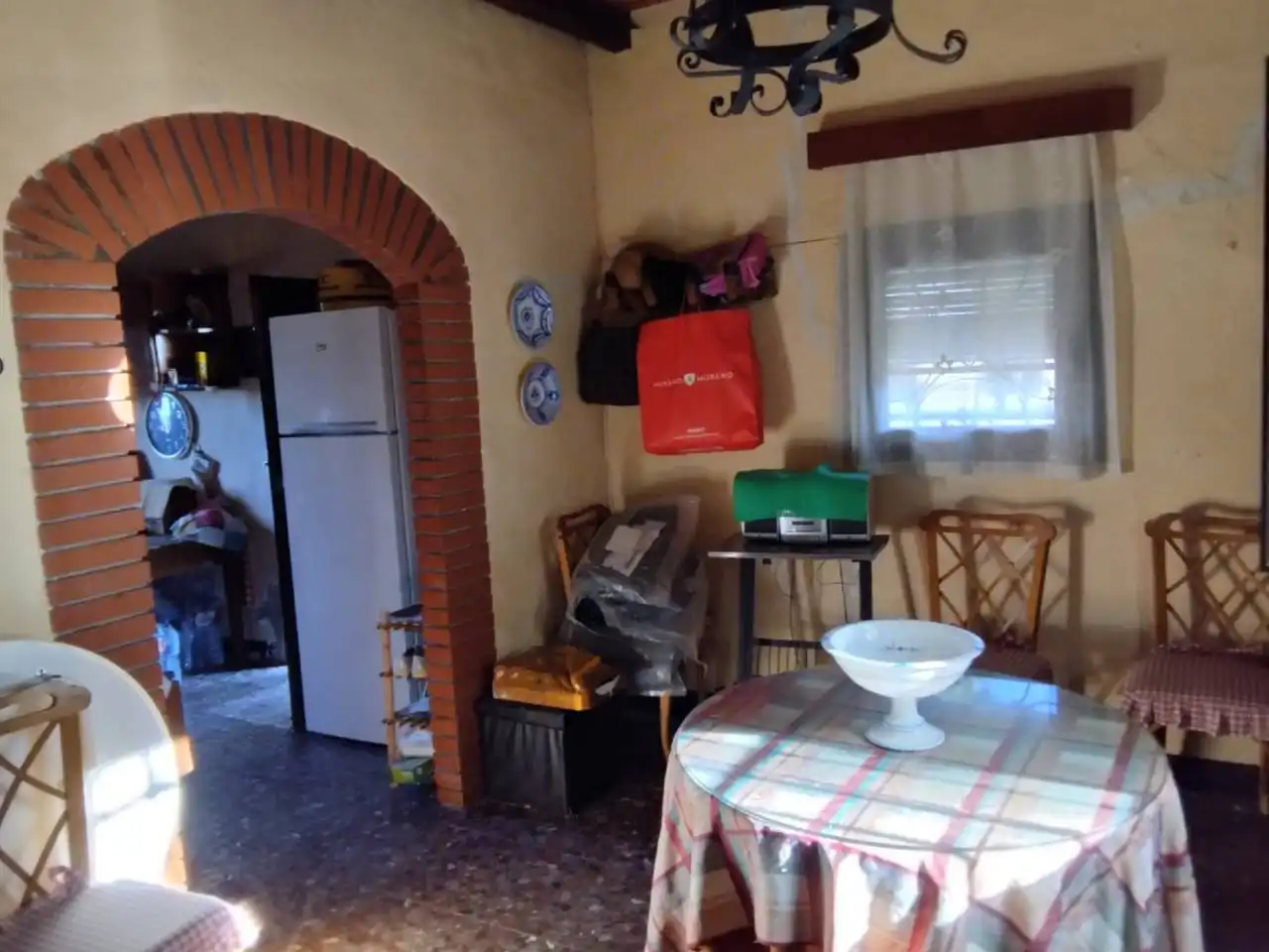 Cuina de Finca rústica en venda en Manzanares amb Jardí privat, Terrassa i Moblat