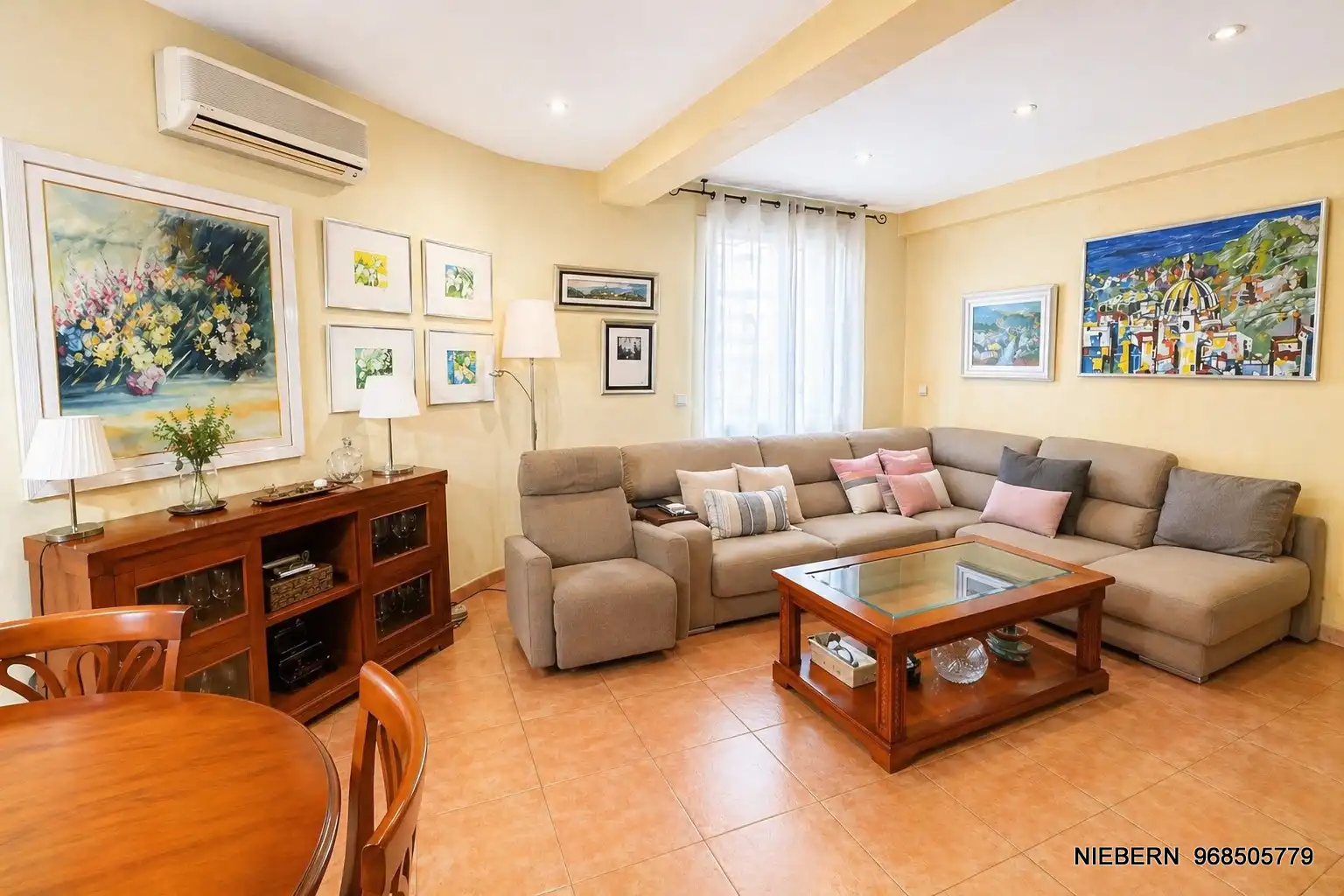 Sala de estar de Casa o chalet en venta en Cartagena con Aire acondicionado, Calefacción y Jardín privado