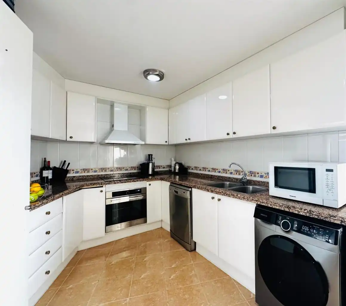 Cocina de Piso en venta en Villajoyosa / La Vila Joiosa con Aire acondicionado, Calefacción y Terraza
