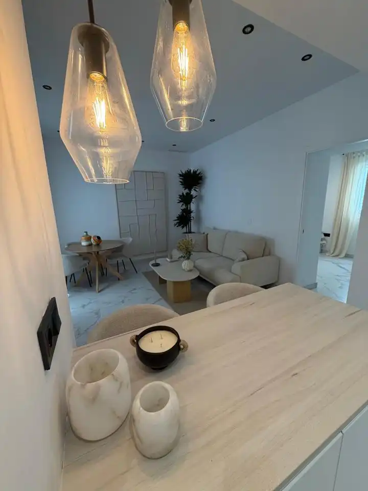 Living room of Flat for rent in Cádiz  with Air Conditioner, Furnished and Pets allowed