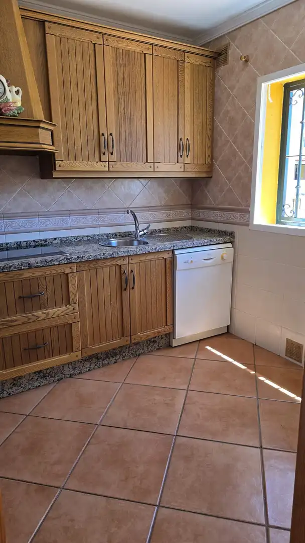 Cuina de Casa adosada en venda en Marbella amb Jardí privat, Terrassa i Traster