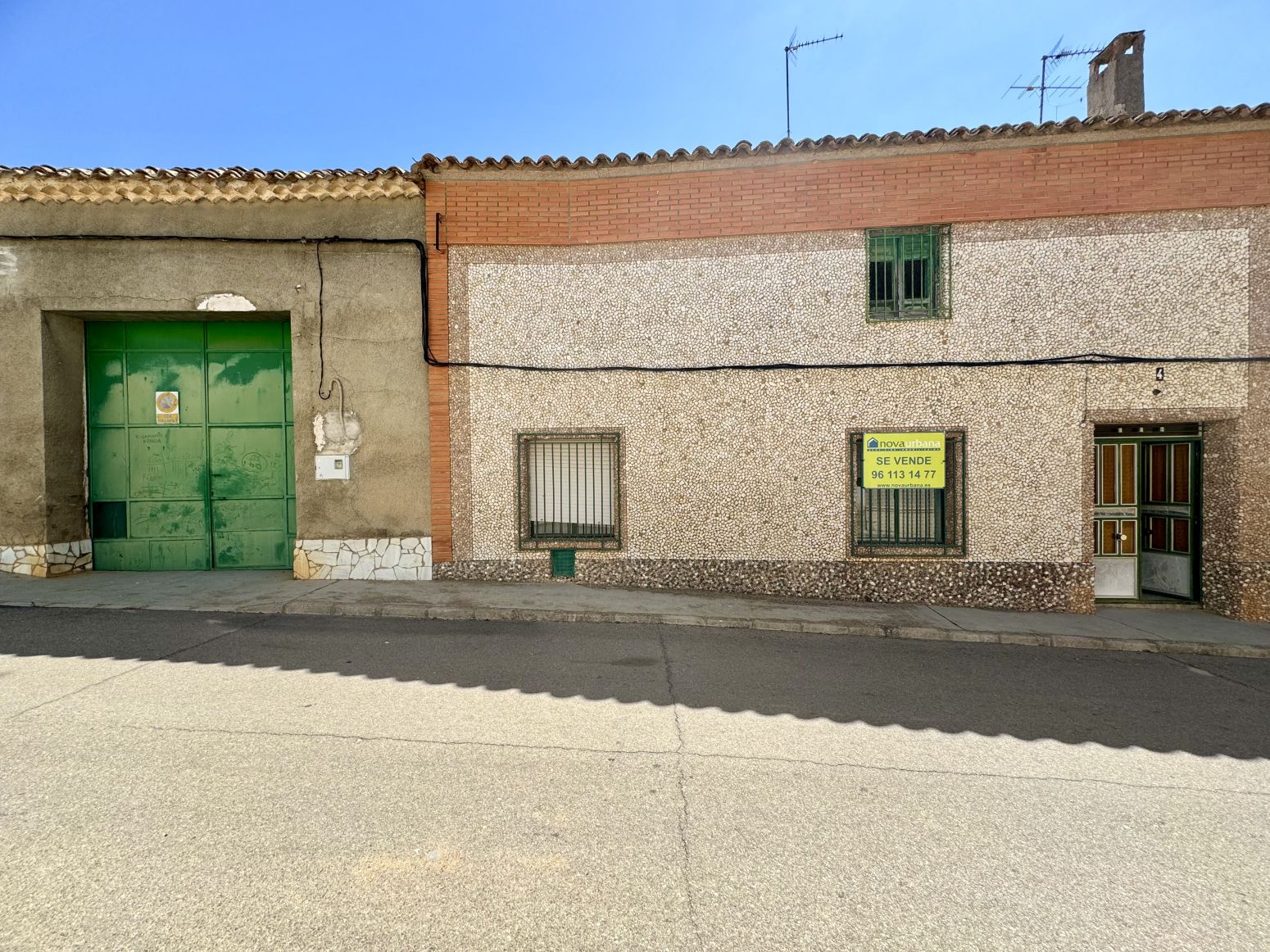Exterior view of Single-family semi-detached for sale in Pozorrubielos de la Mancha  with Heating and Storage room