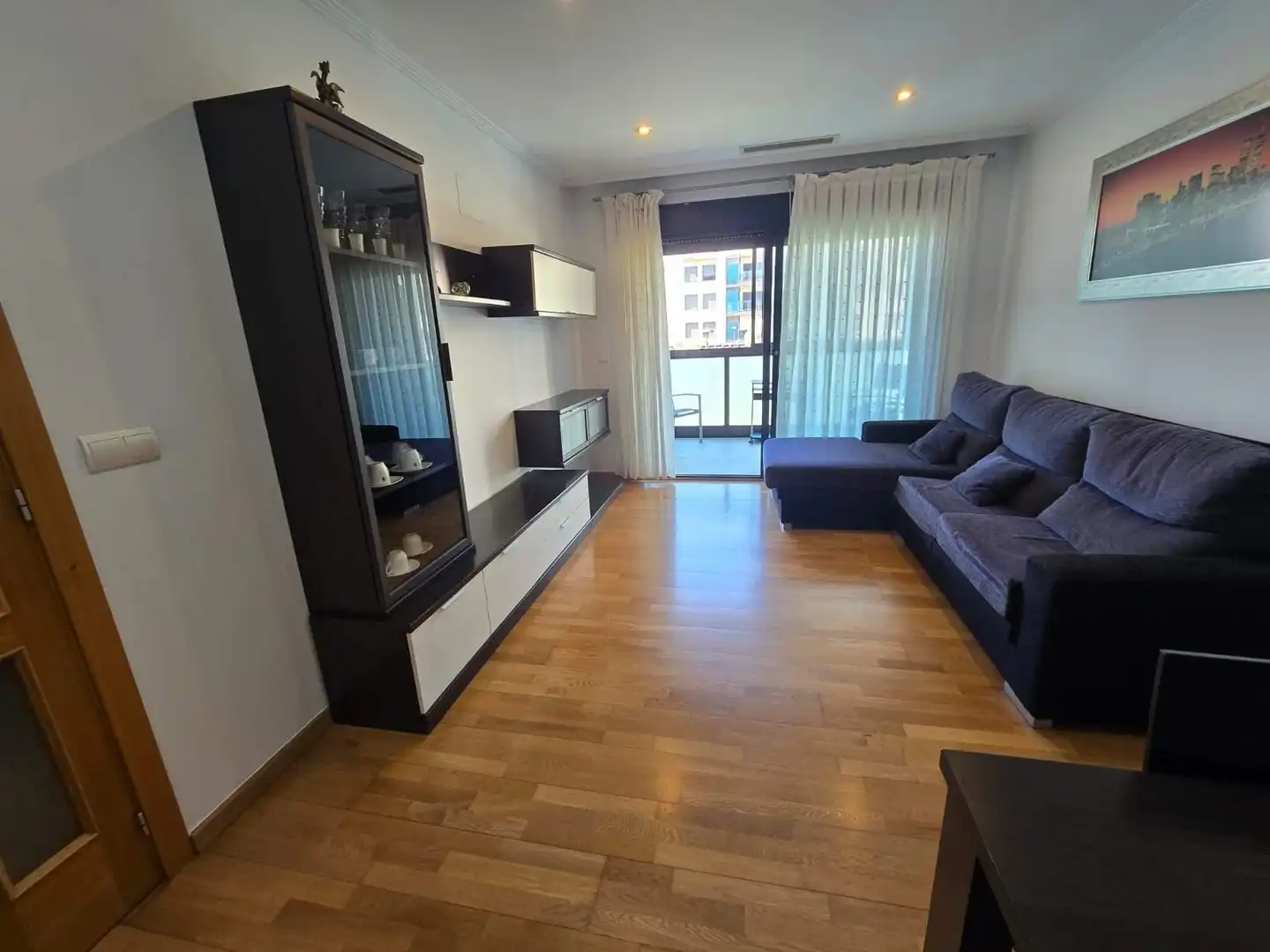 Living room of Flat for sale in Santa Pola  with Air Conditioner, Private garden and Terrace