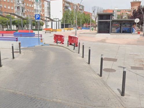 Vista exterior de Garatge en venda en Alcorcón