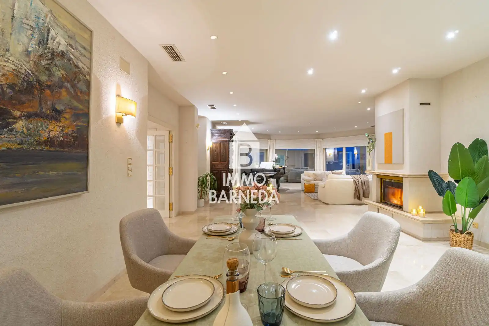 Comedor de Casa o chalet en venta en Pau con Aire acondicionado, Calefacción y Jardín privado