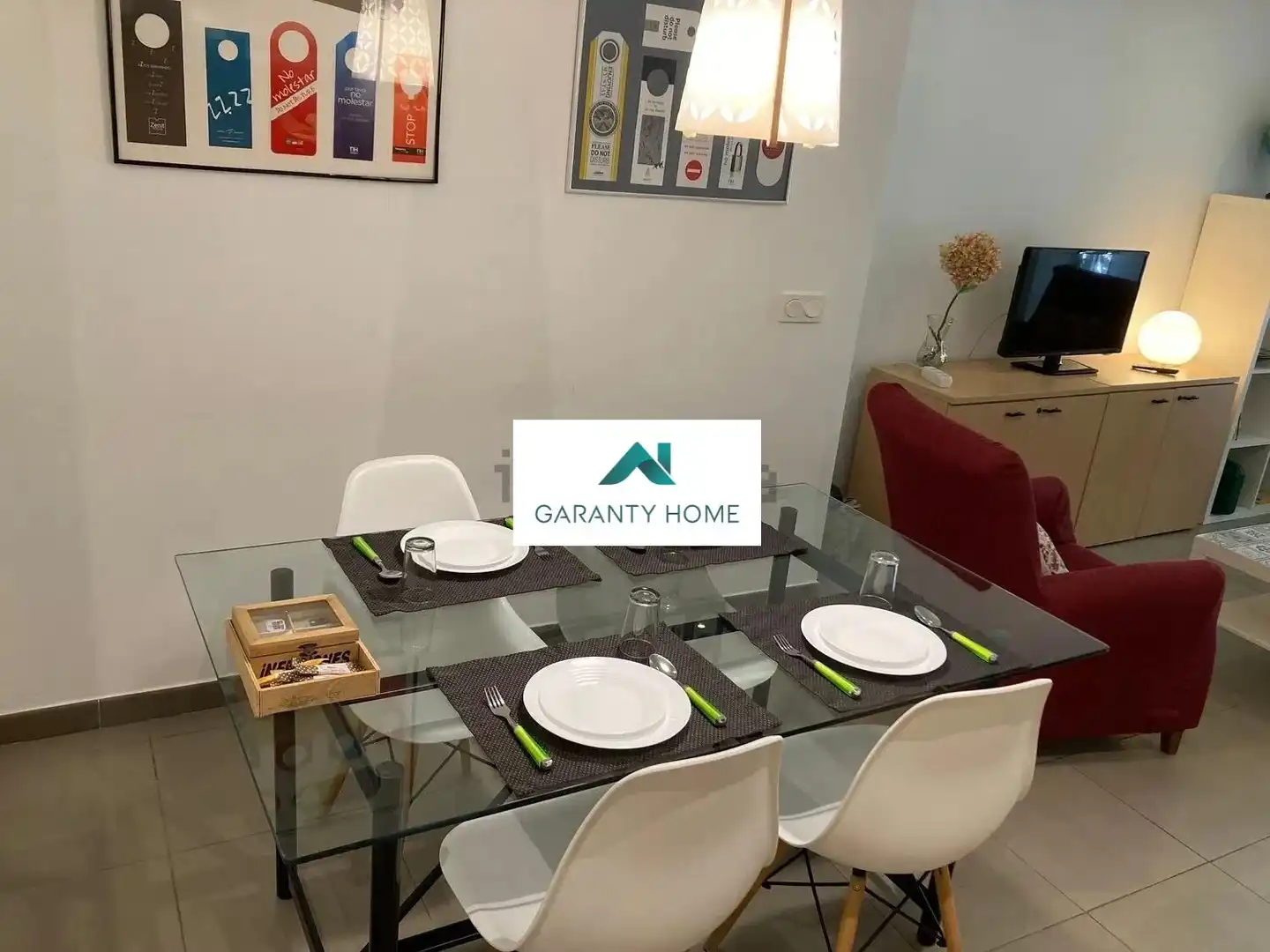 Dining room of Flat for rent in Málaga  with Air Conditioner and Furnished