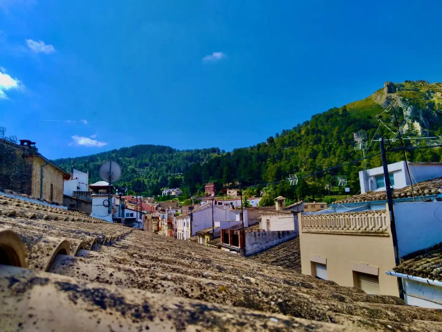 Vista exterior de Casa o xalet en venda en Penàguila amb Terrassa, Traster i Moblat