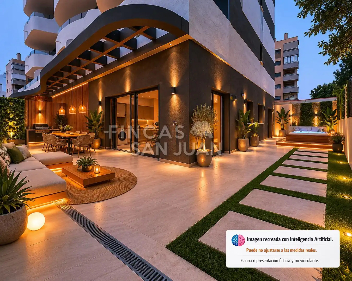 Terraza de Piso en venta en Sant Joan d'Alacant con Aire acondicionado, Calefacción y Terraza