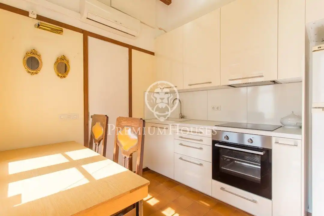 Cocina de Finca rústica en venta en Mataró con Balcón