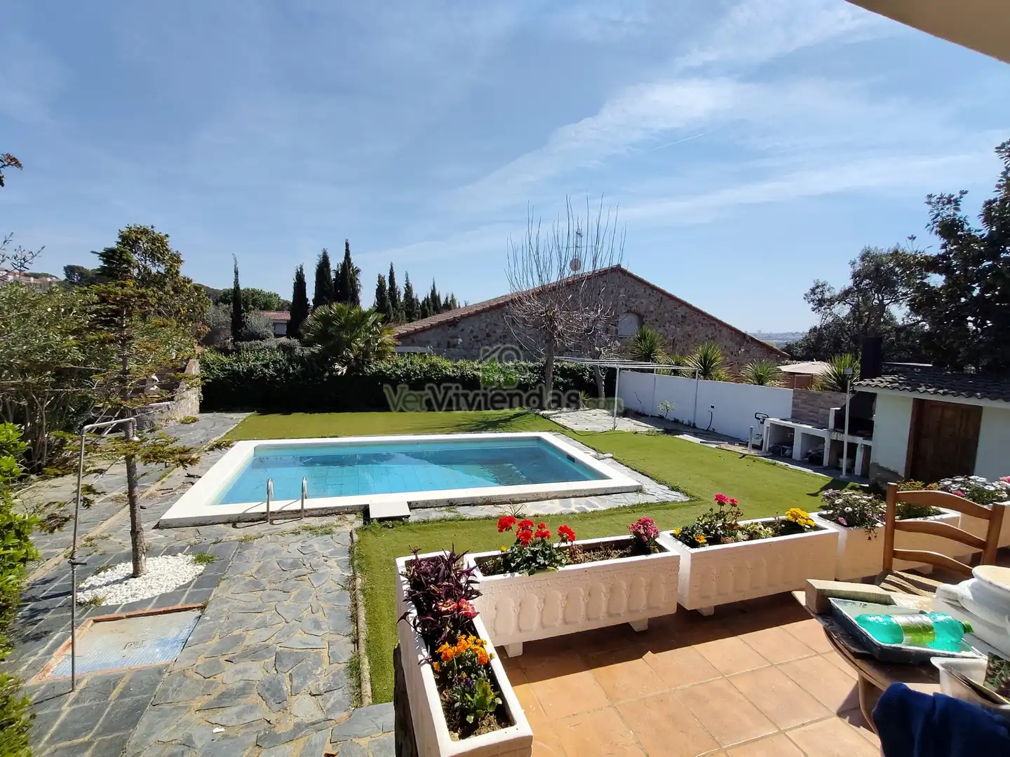 Swimming pool of Houses for sale in Sant Quirze del Vallès  with Heating, Private garden and Swimming Pool