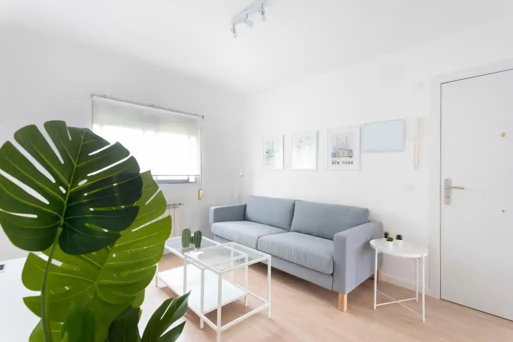 Living room of Flat for sale in Madrid  with Heating and Furnished