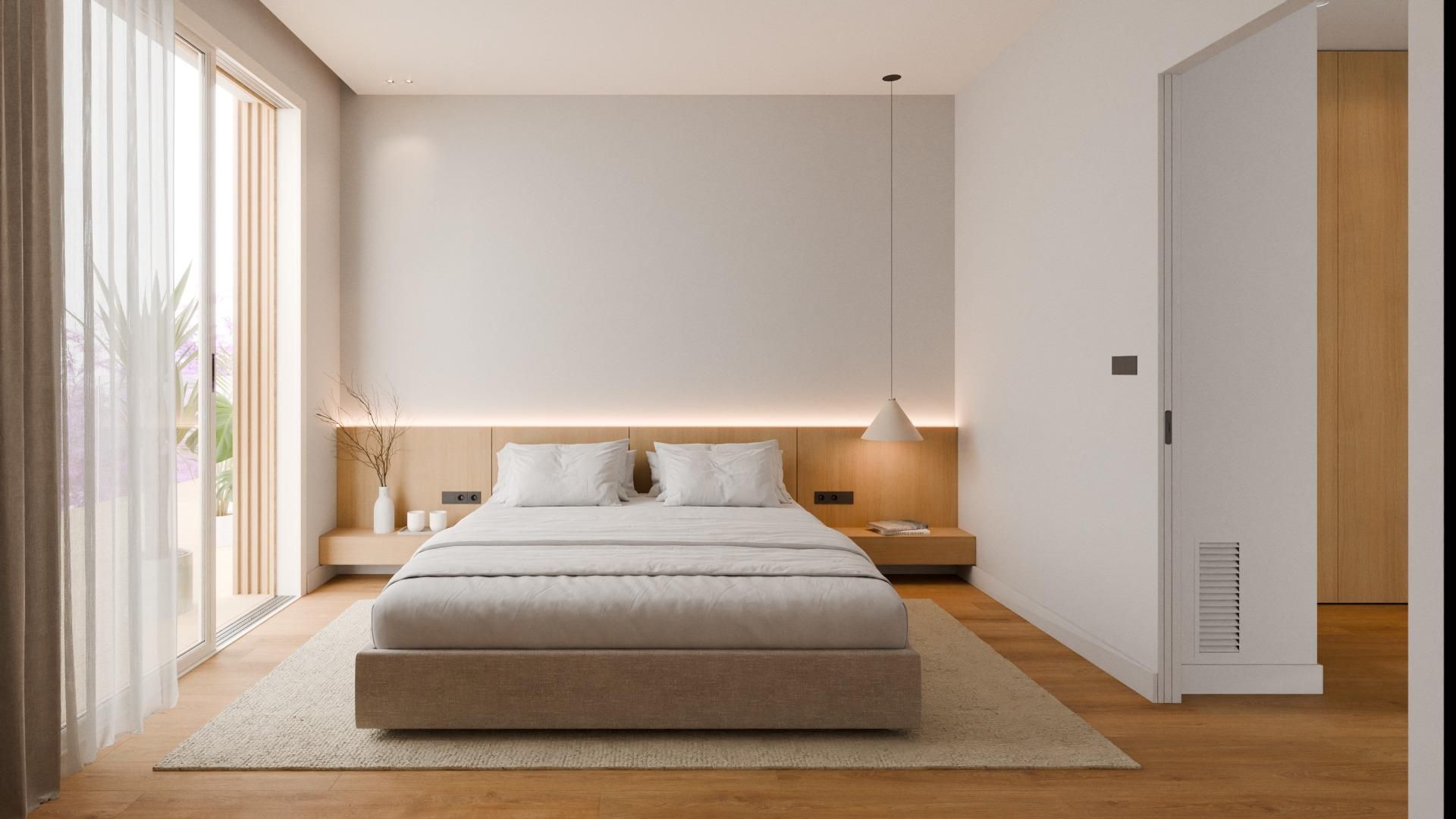 Bedroom of Flat for sale in Sitges  with Air Conditioner, Heating and Private garden