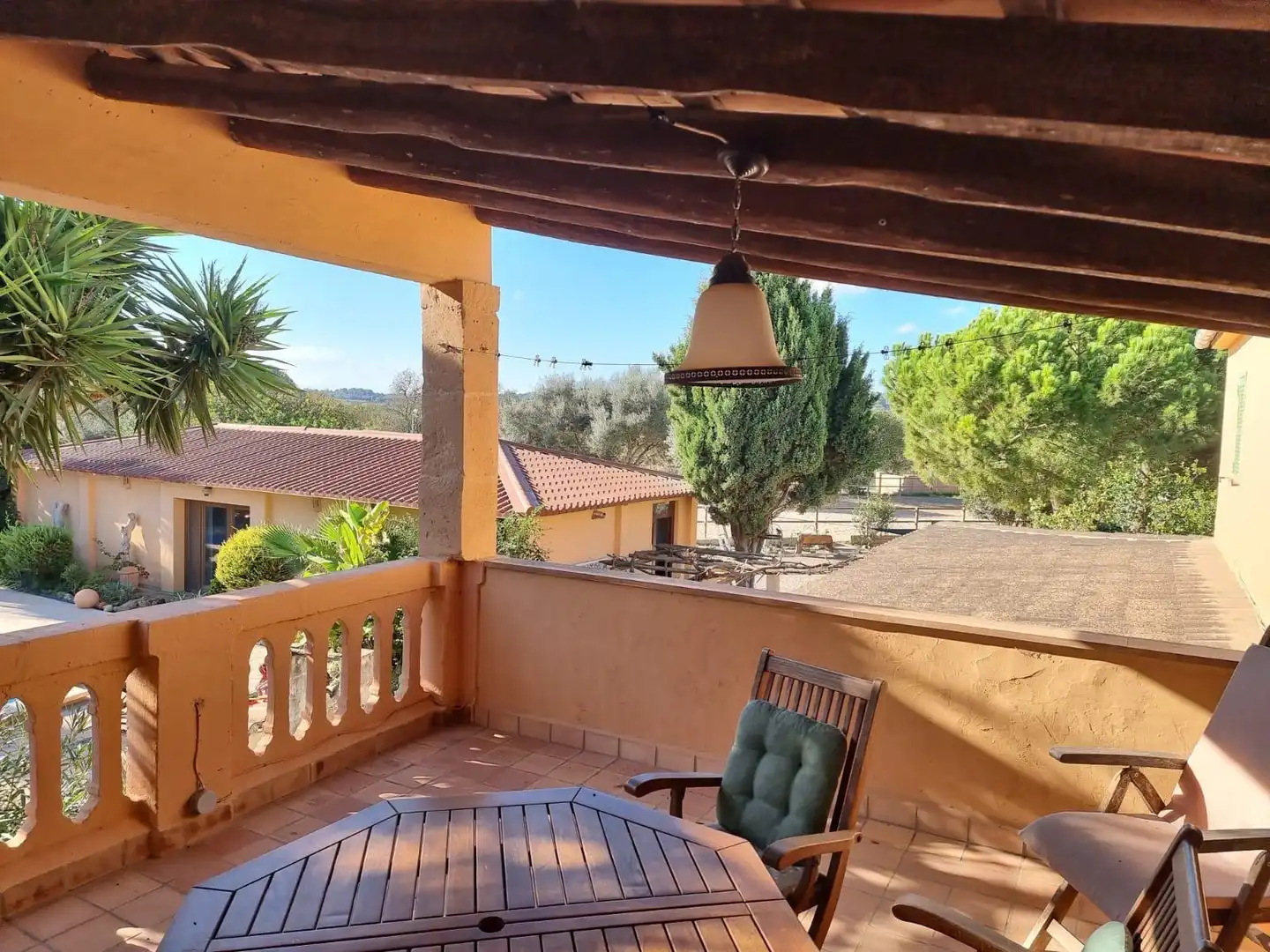 Terrasse von Country house zum Verkauf in  Palma de Mallorca mit Klimaanlage und Schwimmbad