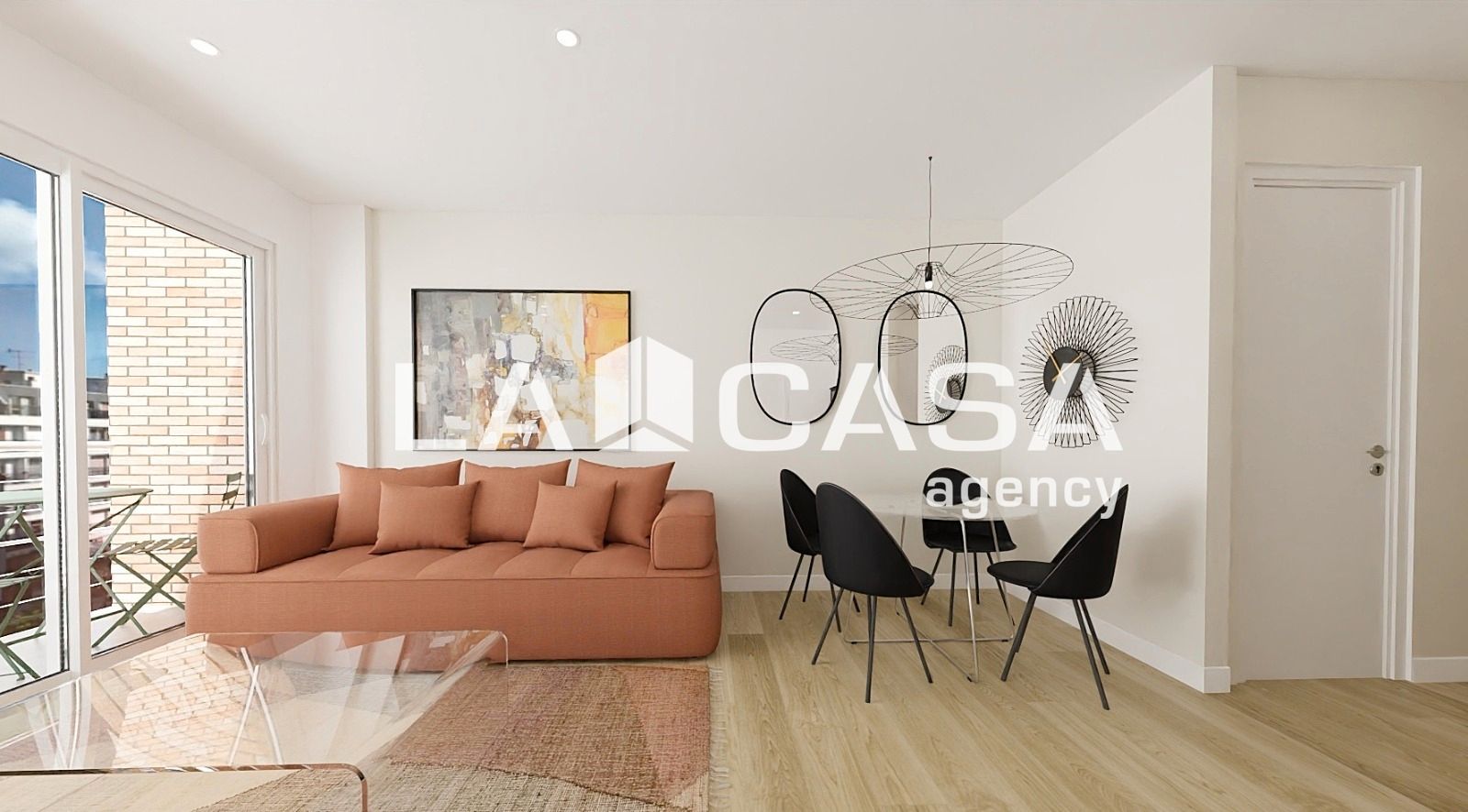 Sala d'estar de Pis en venda en  Barcelona Capital amb Balcó
