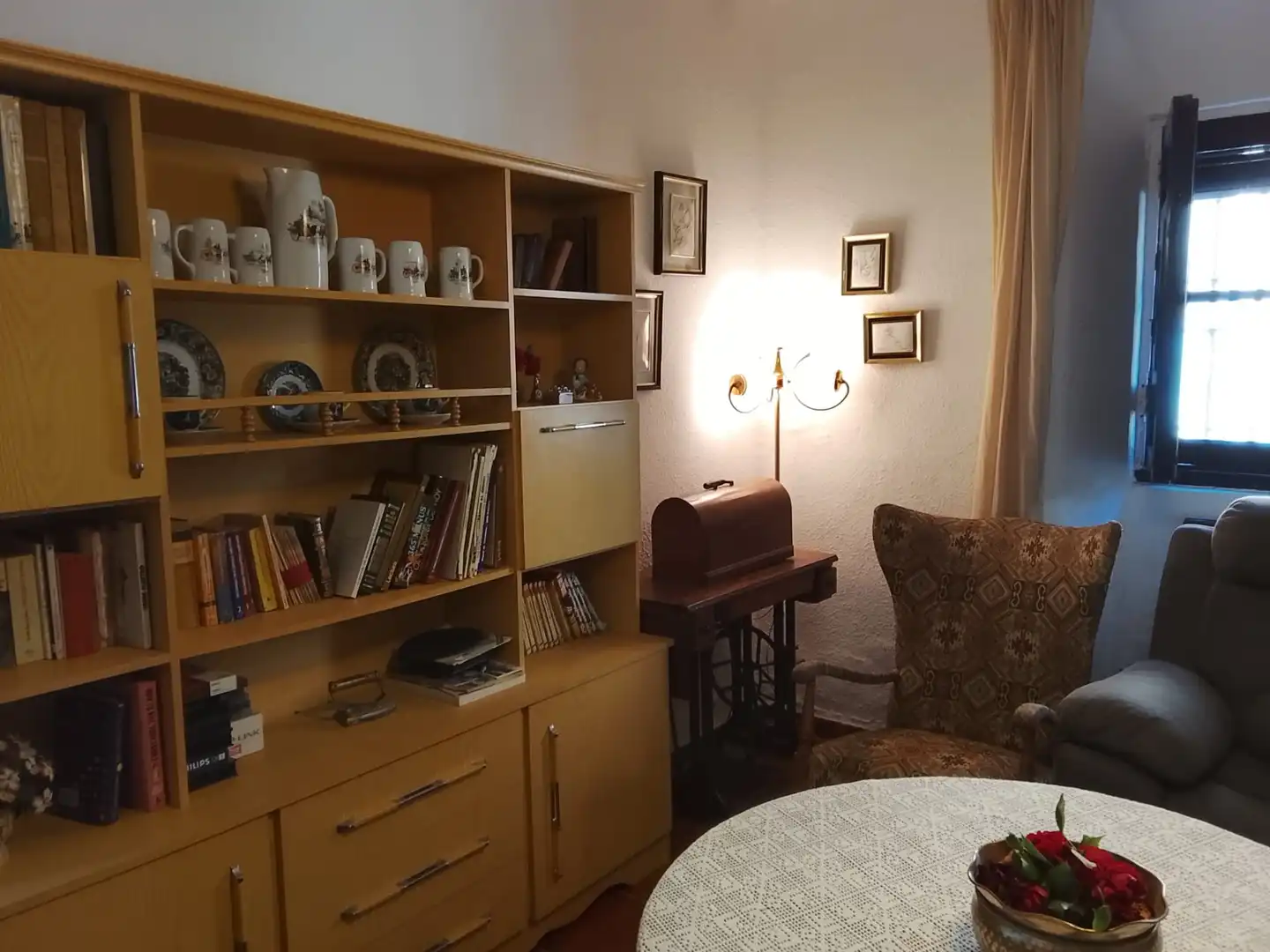 Living room of Houses for sale in Campillo de Altobuey  with Furnished