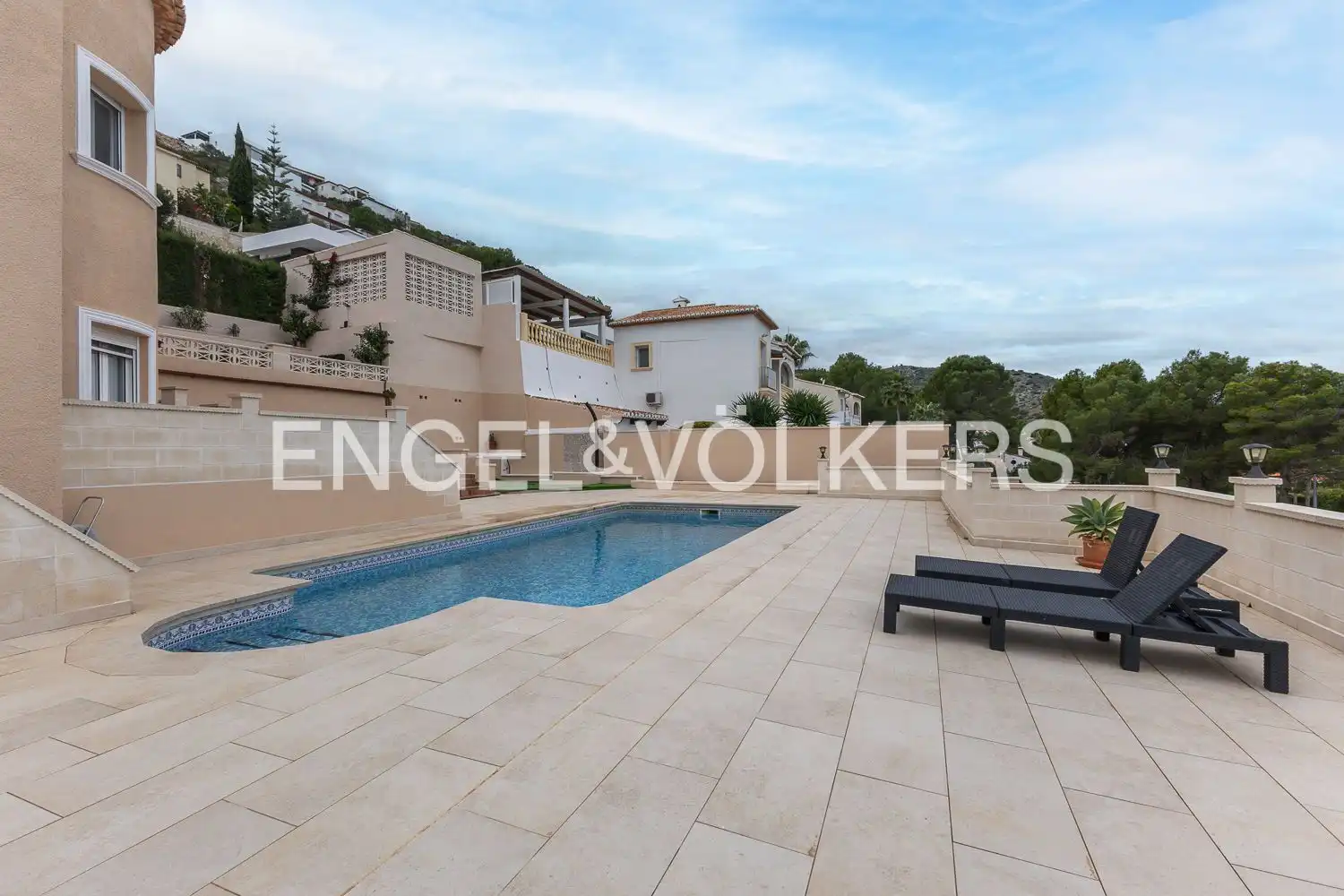 Swimming pool of Houses for sale in Pedreguer  with Air Conditioner, Heating and Private garden