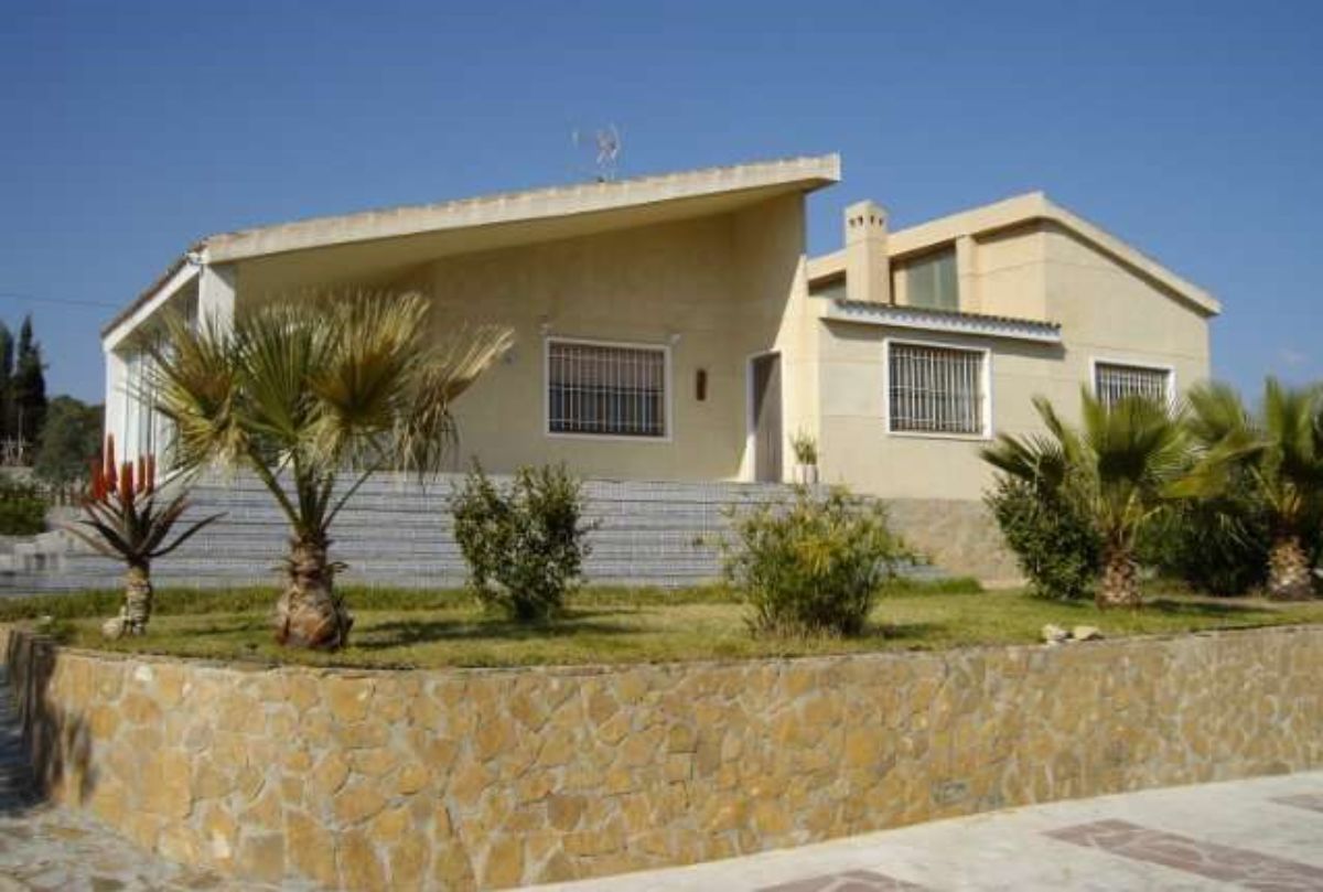 Vista exterior de Casa o chalet en venta en Elche / Elx con Terraza y Piscina