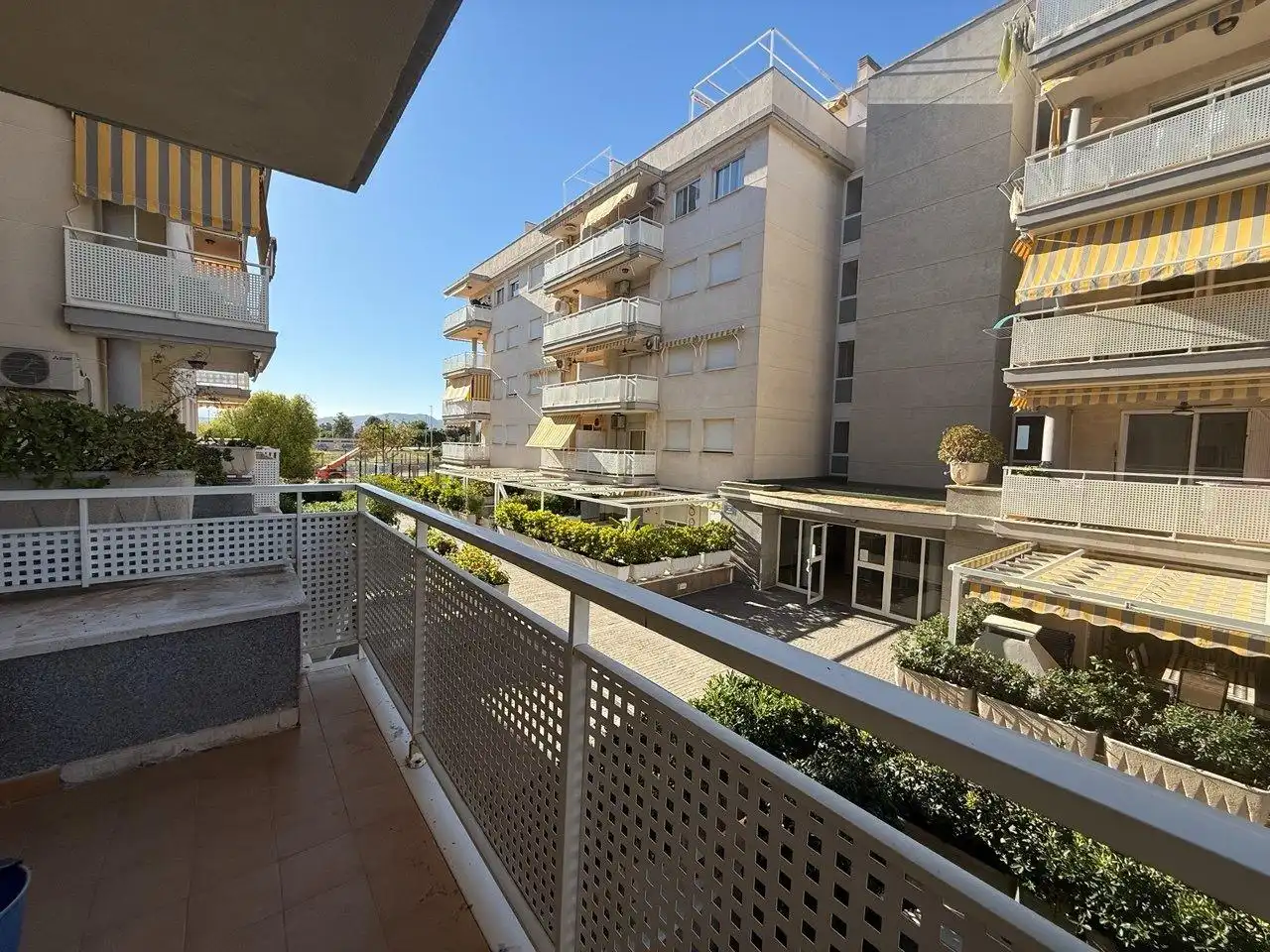 Terrasse von Wohnung zur Miete in Canet d'En Berenguer mit Klimaanlage und Gemeinschaftspool