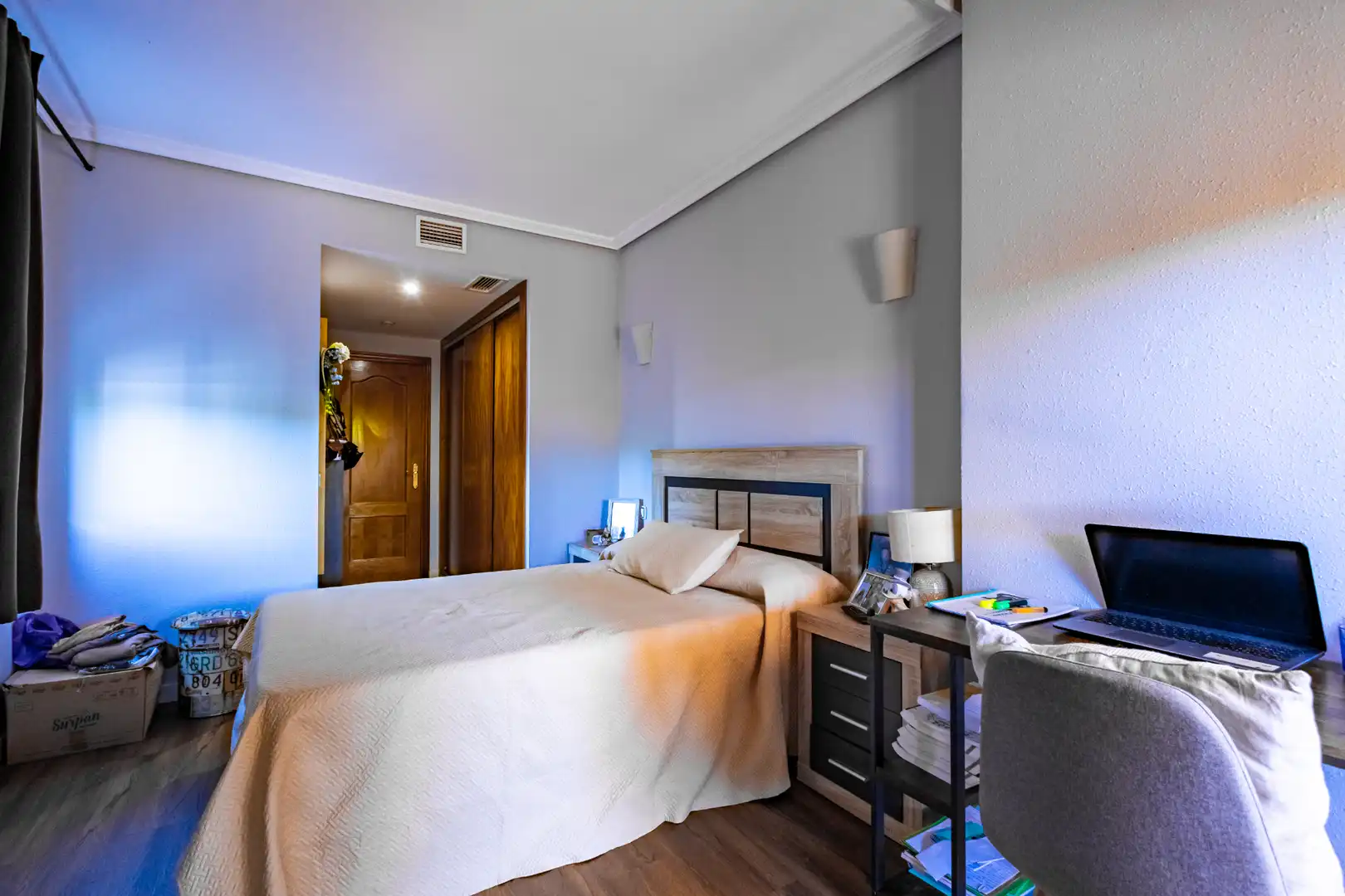 Bedroom of Apartments for sale in Vera  with Air Conditioner, Heating and Private garden