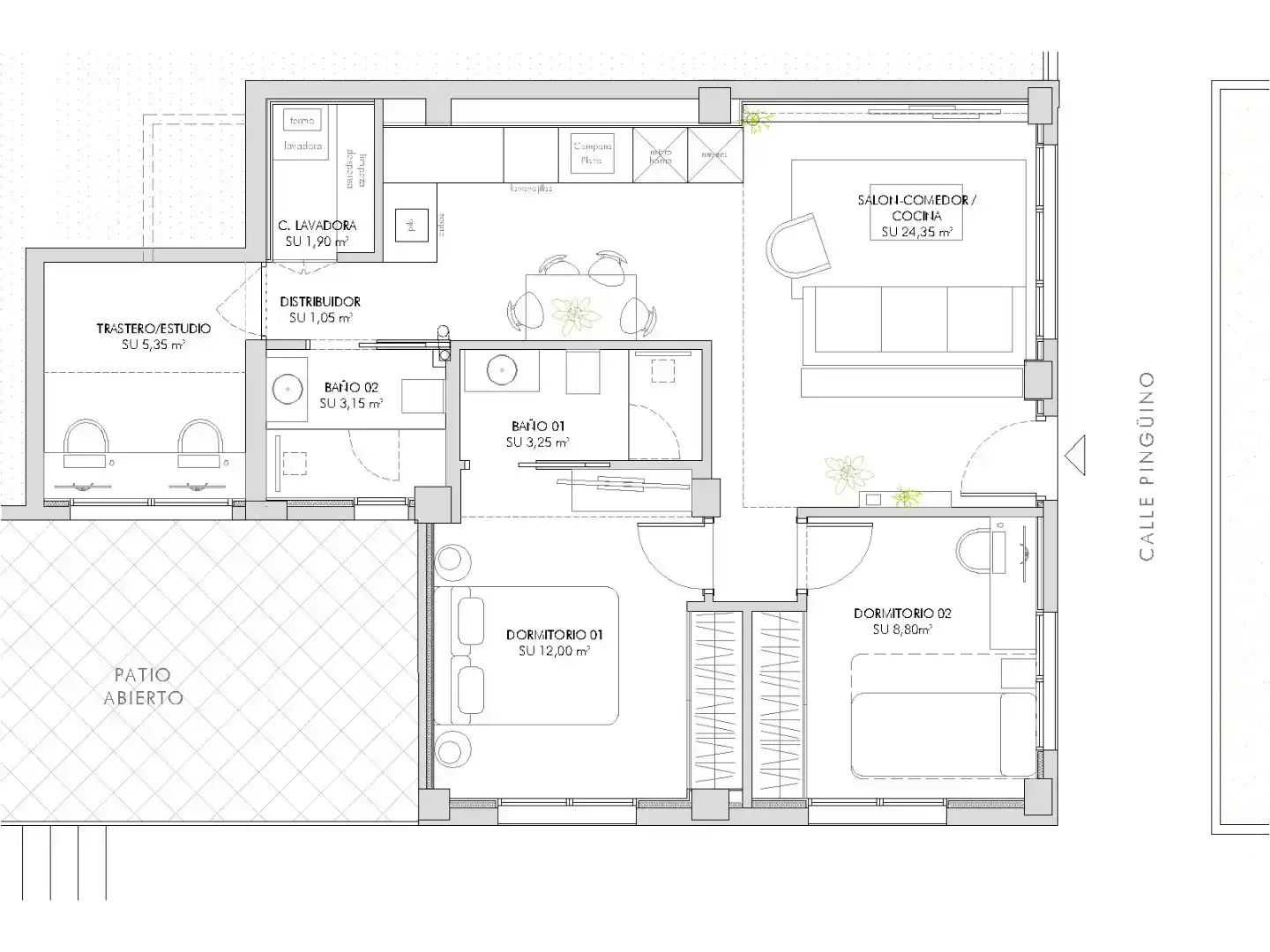Piso en venta en Madrid con Aire acondicionado, Jardín privado y Piscina