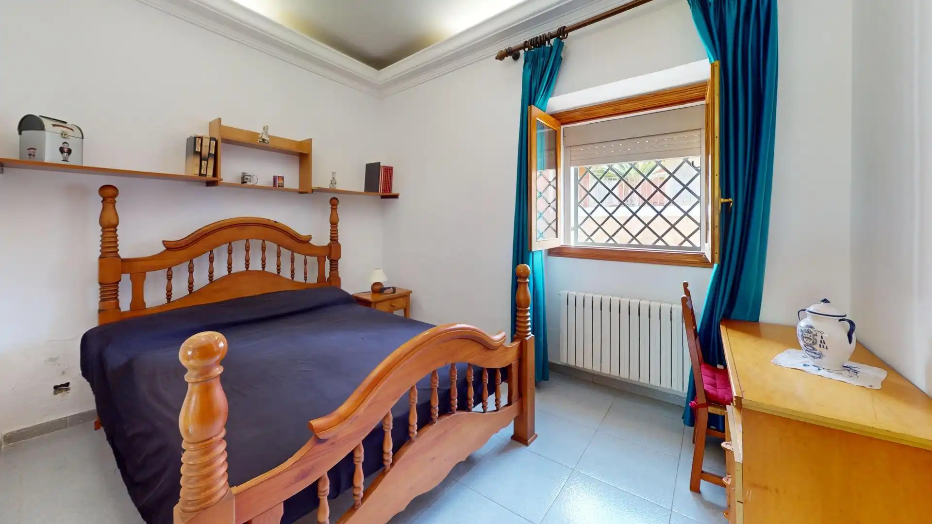 Schlafzimmer von Country house zum Verkauf in  Palma de Mallorca mit Klimaanlage, Heizung und Privatgarten
