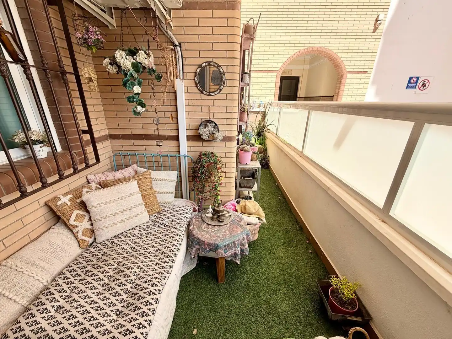 Balcony of Flat for sale in Roquetas de Mar  with Air Conditioner, Heating and Terrace
