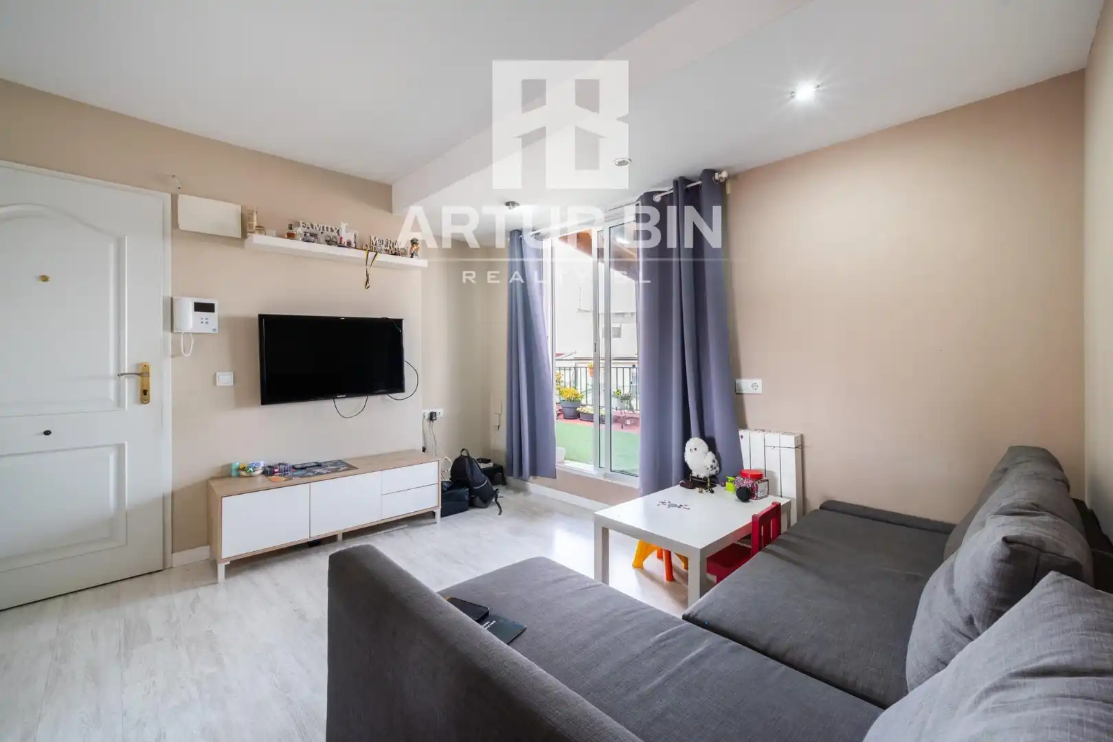 Sala d'estar de Àtic en venda en Paiporta amb Aire condicionat i Terrassa