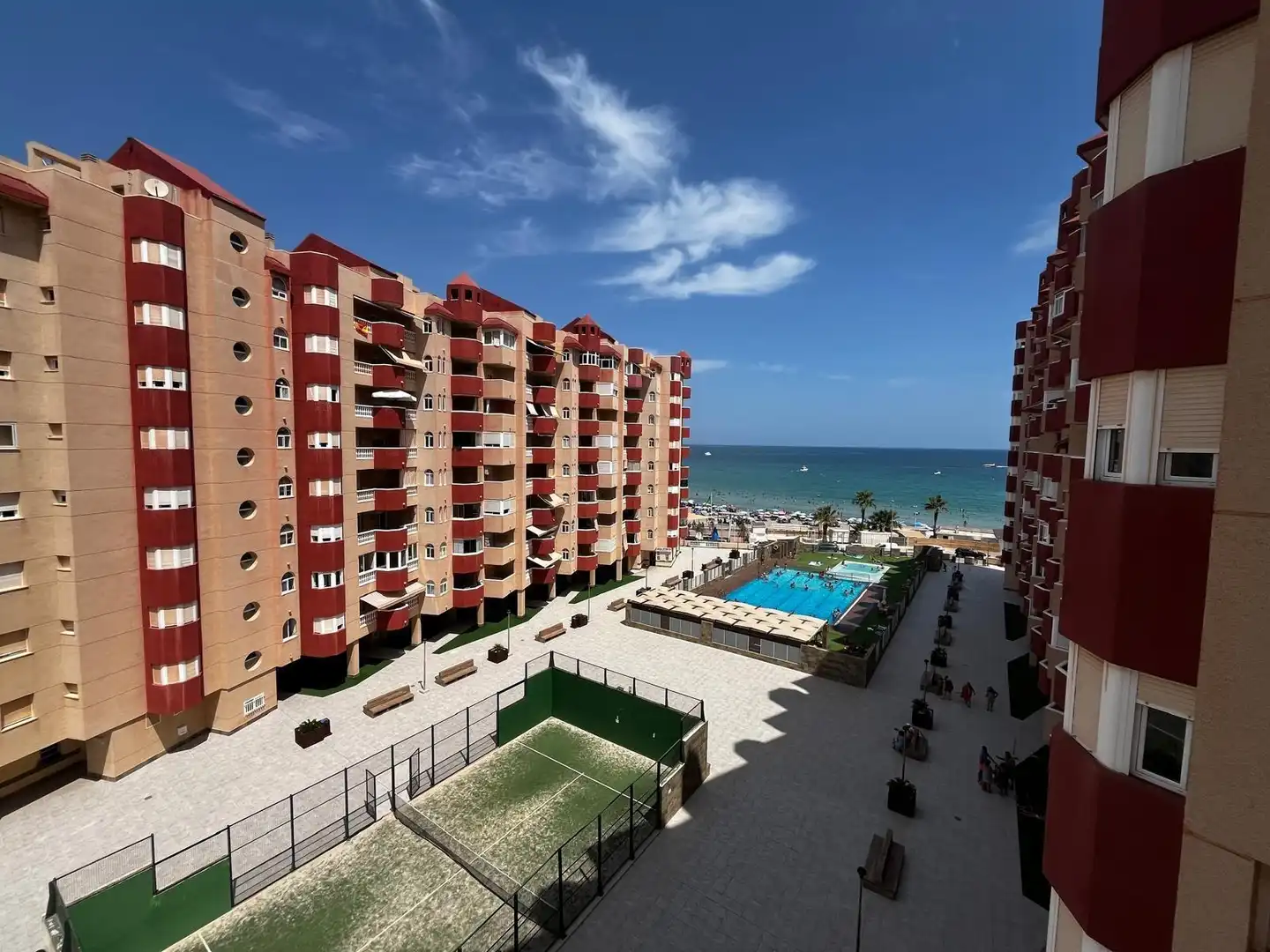 Exterior view of Flat for sale in La Manga del Mar Menor  with Air Conditioner, Private garden and Furnished
