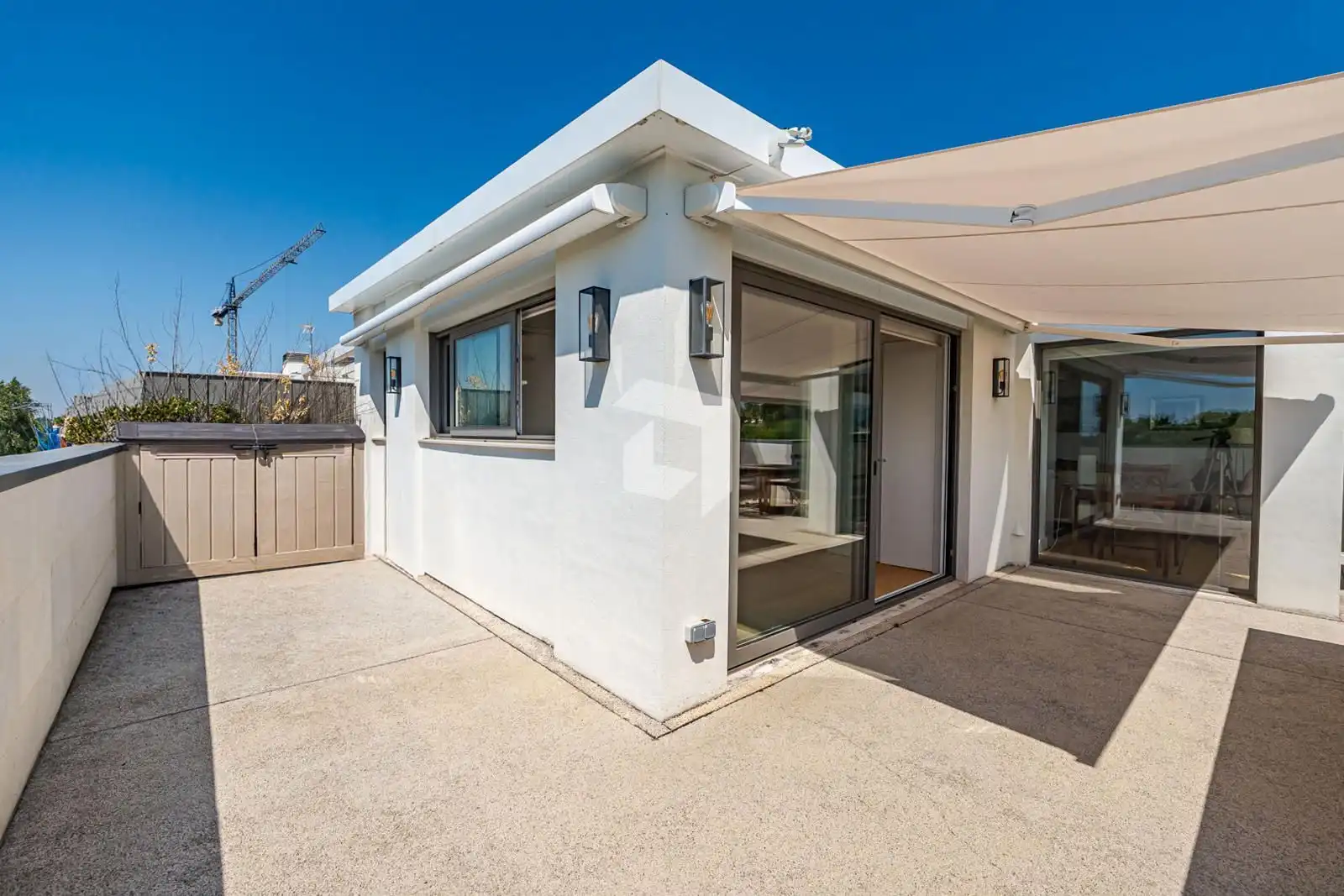 Exterior view of Attic for sale in Madrid  with Air Conditioner, Heating and Parquet flooring