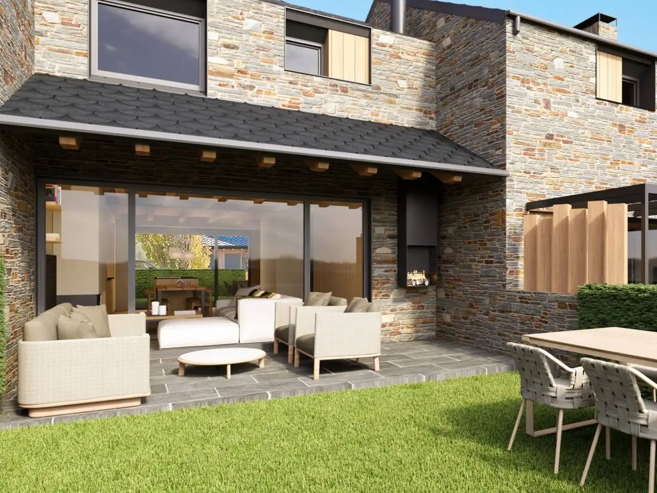 Terrasse von Haus oder Chalet zum Verkauf in Puigcerdà mit Heizung, Privatgarten und Gemeinschaftspool