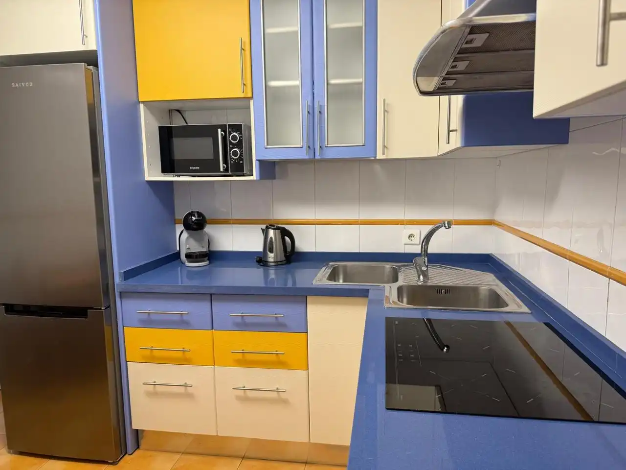 Cocina de Piso de alquiler en Sanlúcar de Barrameda con Aire acondicionado y Amueblado