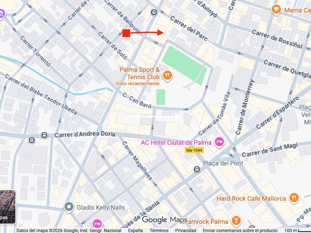 Vista exterior de Garatge de lloguer en  Palma de Mallorca