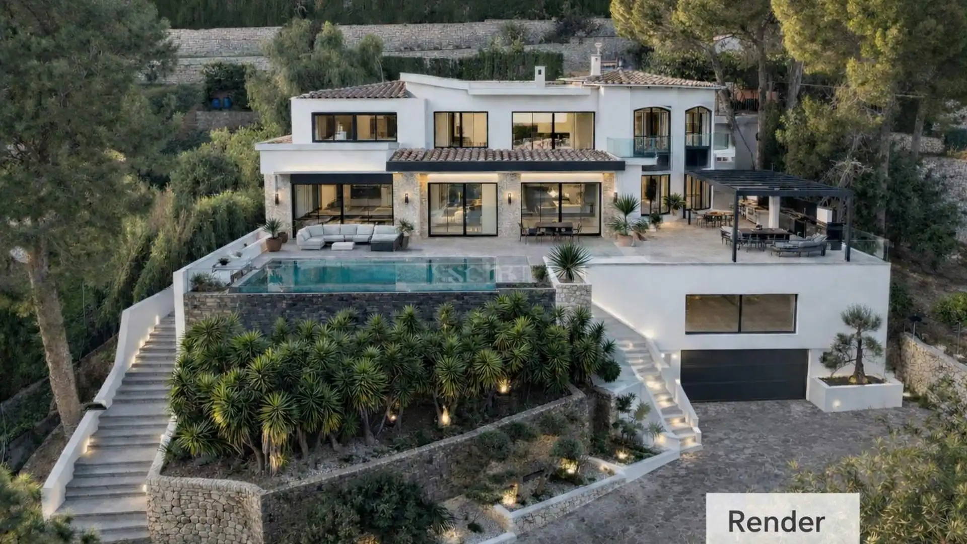 Vista exterior de Casa o xalet en venda en Beniarjó amb Terrassa, Traster i Piscina comunitària