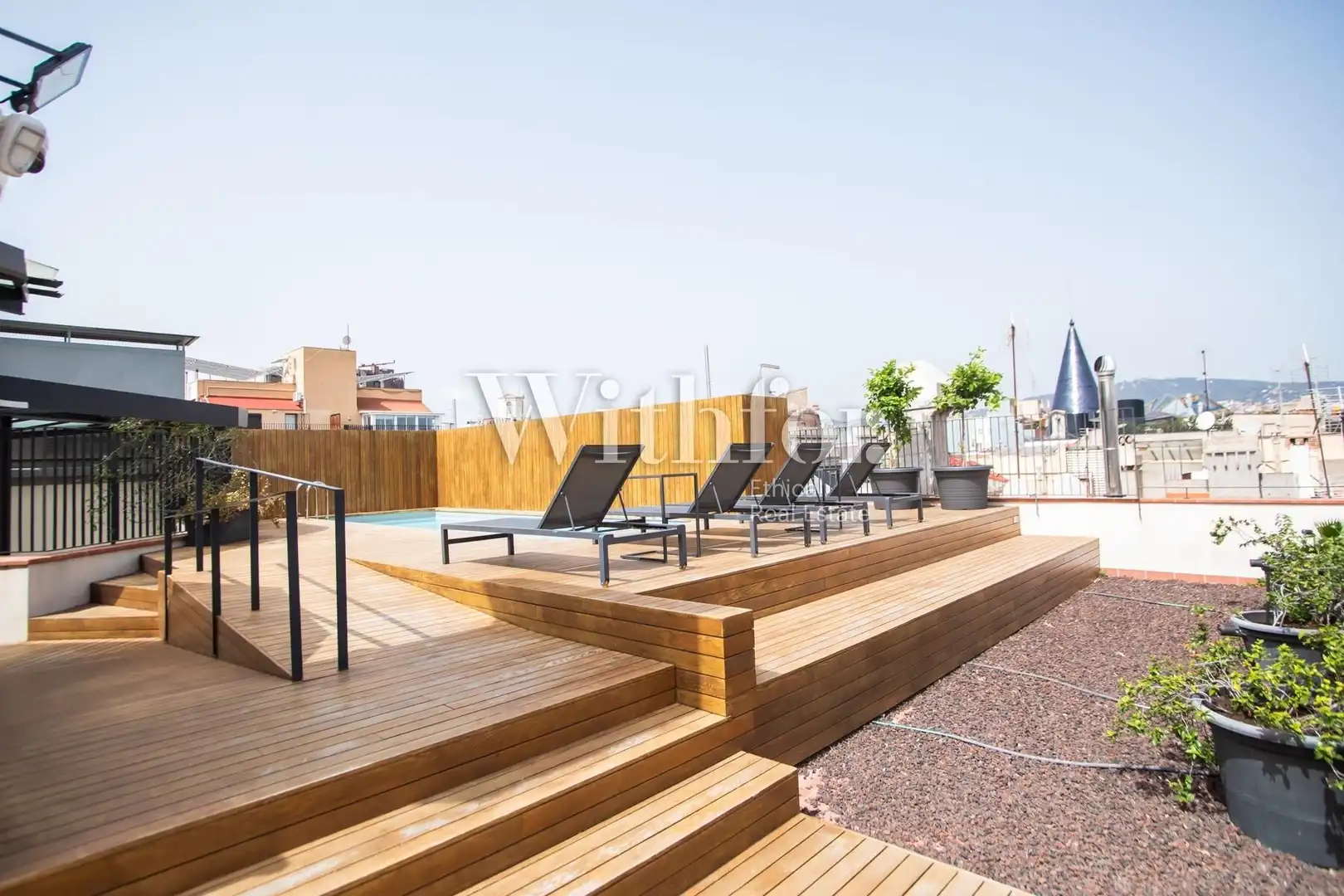 Terrace of Flat for rent in Barcelona  with Air Conditioner, Heating and Terrace