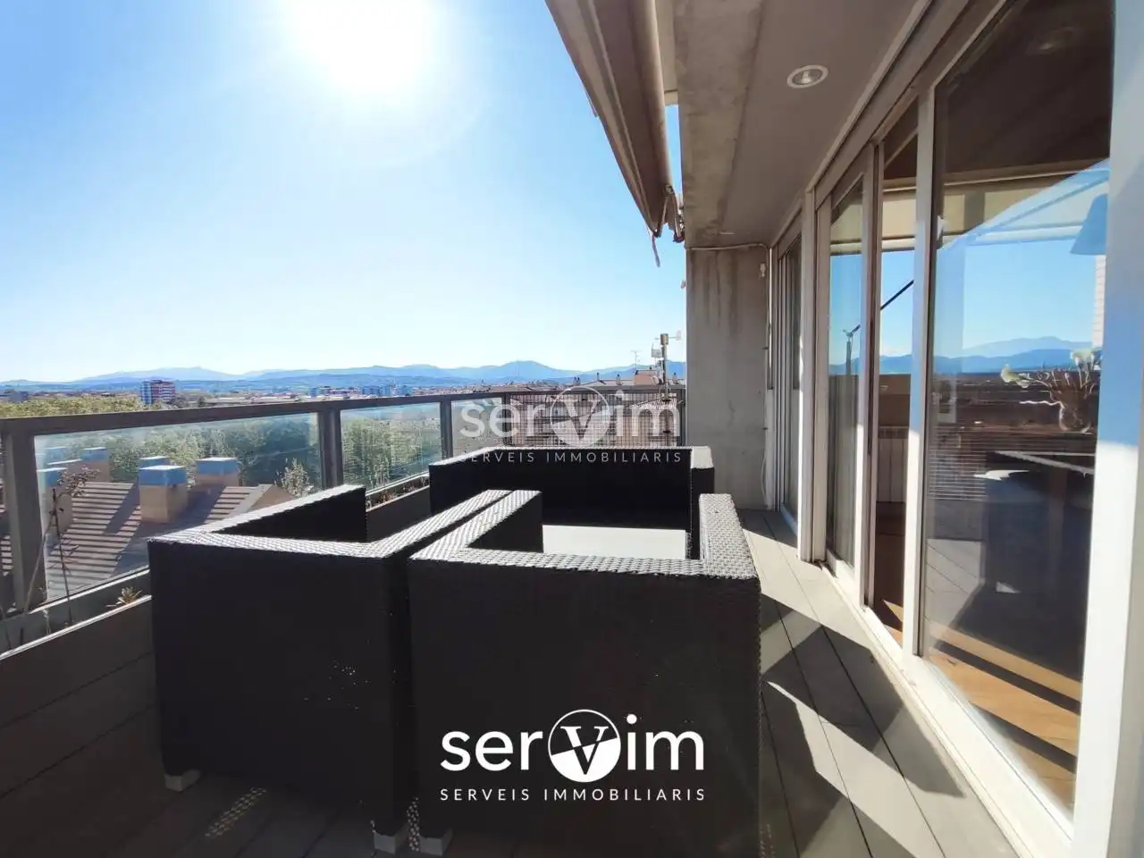 Terrasse von Wohnung zum Verkauf in Girona Capital mit Abstellraum