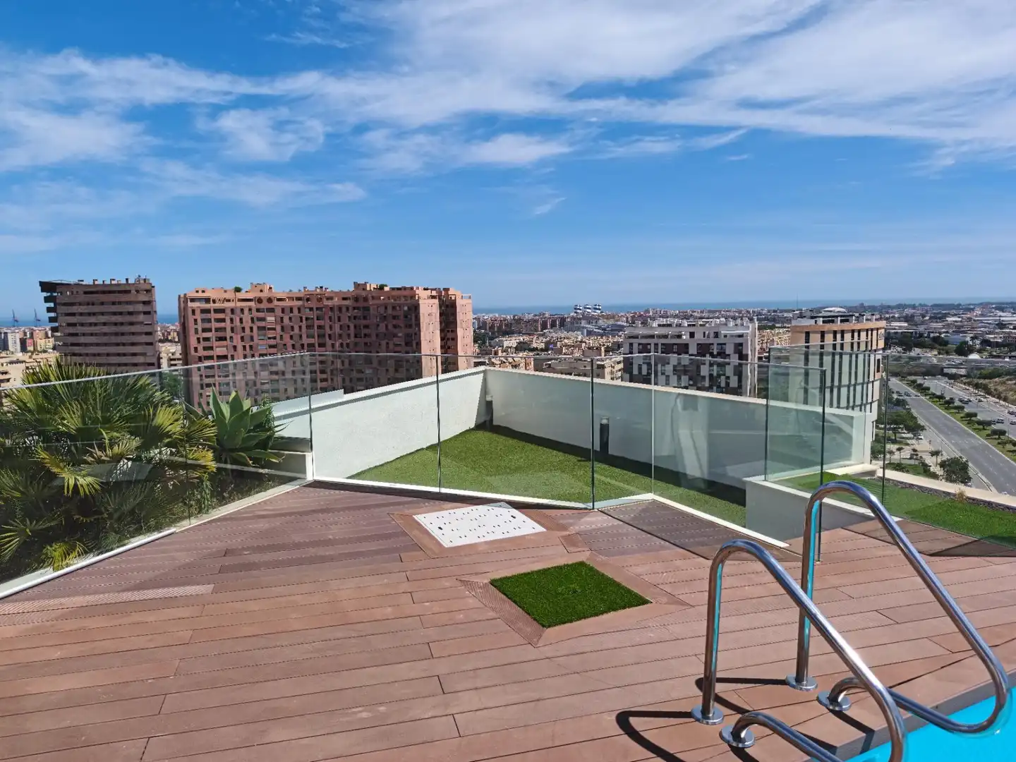 Terraza de Piso de alquiler en Málaga con Aire acondicionado, Calefacción y Terraza