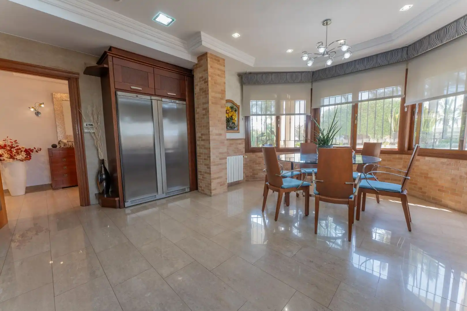 Dining room of Houses for sale in Elche / Elx  with Air Conditioner, Heating and Private garden