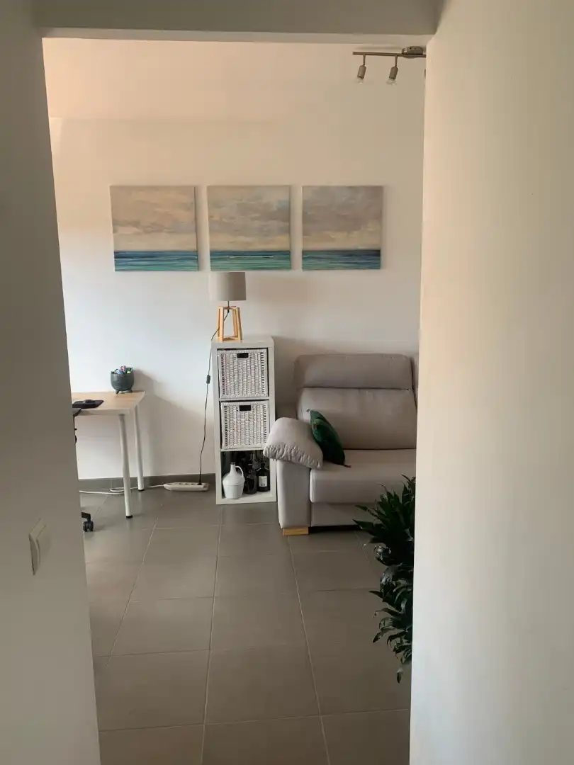 Wohnzimmer von Wohnung zum Verkauf in Sant Feliu de Guíxols mit Heizung, Terrasse und Ofen