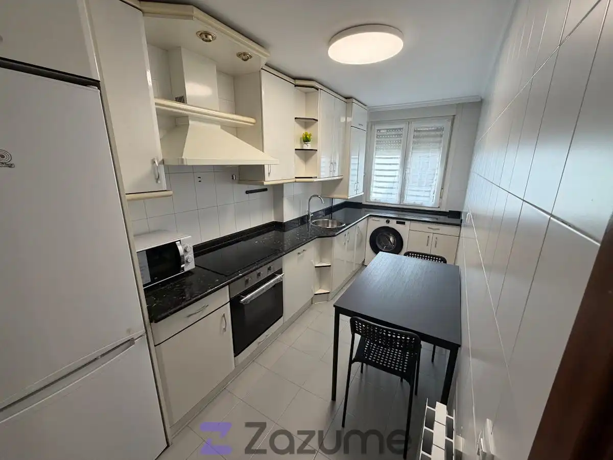 Kitchen of Flat for rent in Santander  with Heating, Parquet flooring and Storage room